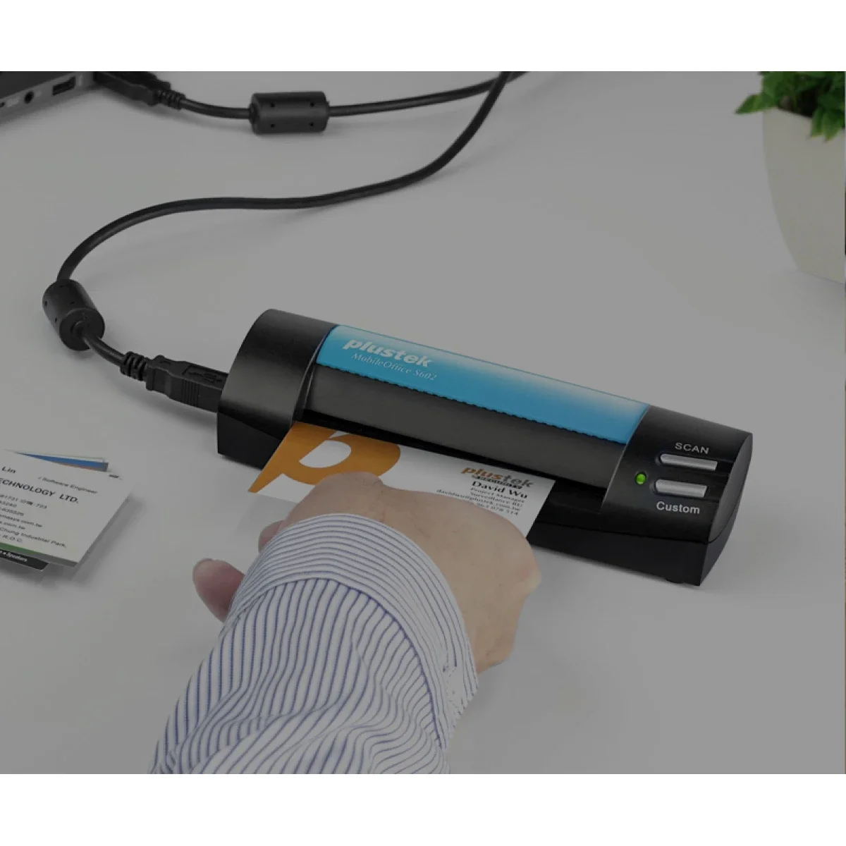 ماسح بطاقات وهويات Plustek MobileOffice S602 USB - Image 4