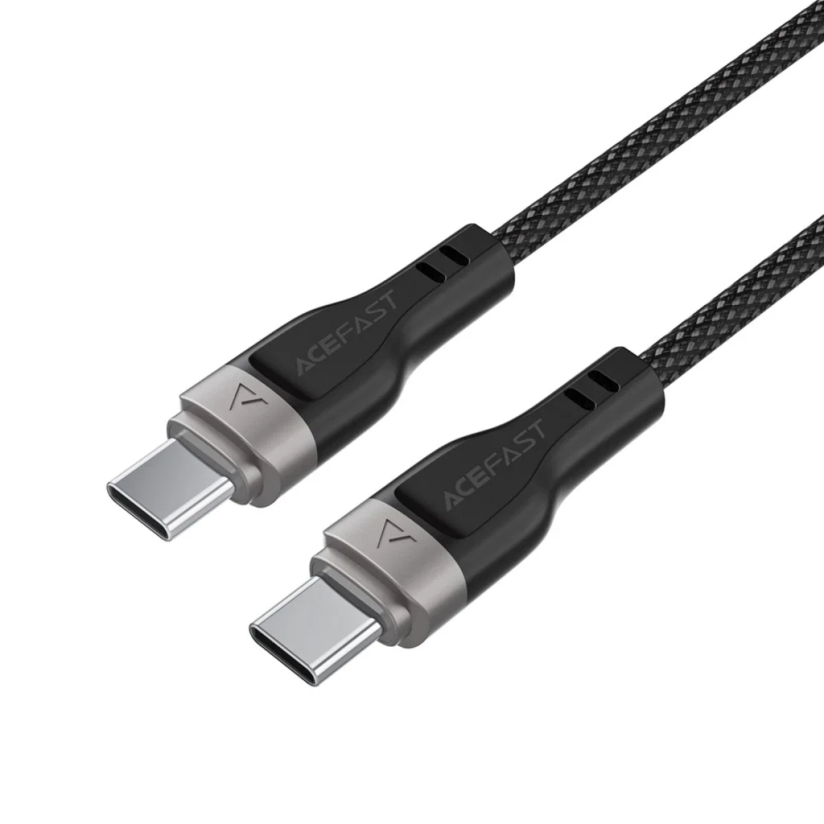 كابل ACEFAST C11-03 USB-C إلى USB-C بطول 1.2 متر وشحن سريع 60 واط مضفر مغناطيسي - أسود - Thumbnail 5