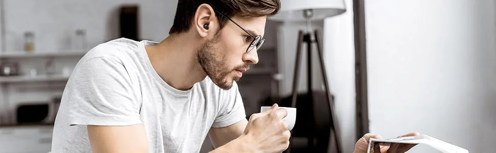 سماعات أذن لاسلكية حقيقية Motorola VerveBuds 400 مع علبة شحن - أسود - Thumbnail 7