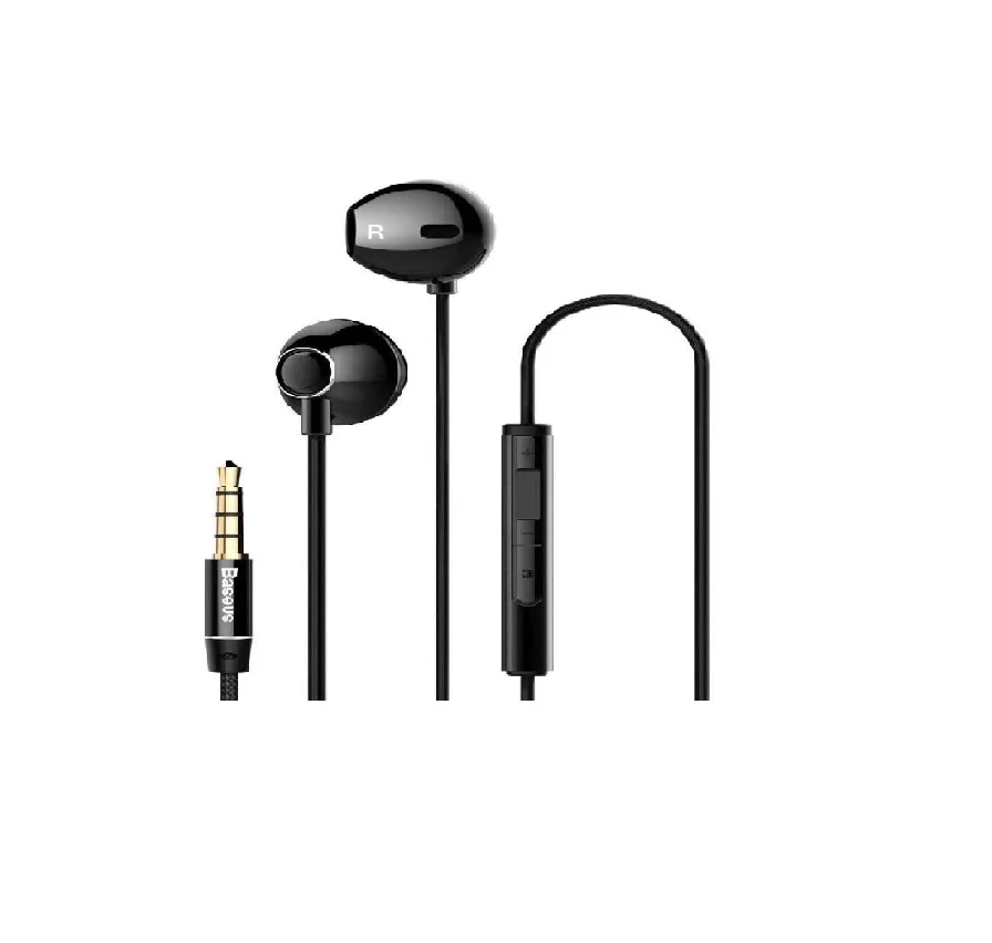 سماعات أذن Baseus Encok H06 سلكية ستيريو مع باس وتحكم سلكي 3.5mm