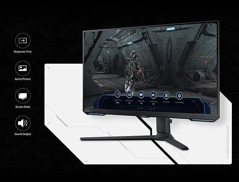 شاشة ألعاب ذكية Samsung Odyssey G7 G70B مقاس 28 إنش بدقة 4K IPS ومعدل 144Hz واستجابة 1ms - Thumbnail 13