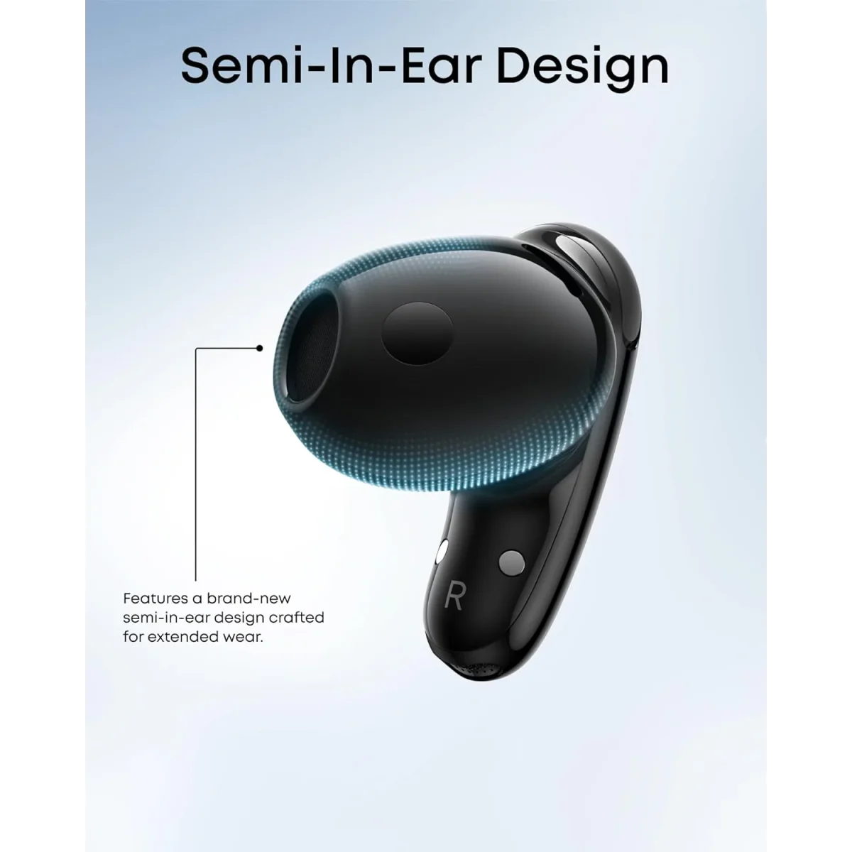 Anker D1200 Liberty Buds Adaptive ANC Earbuds with Spatial Audio, 4-Mic Calls, 30H Battery, Black, 18-Month Warranty - Image 4