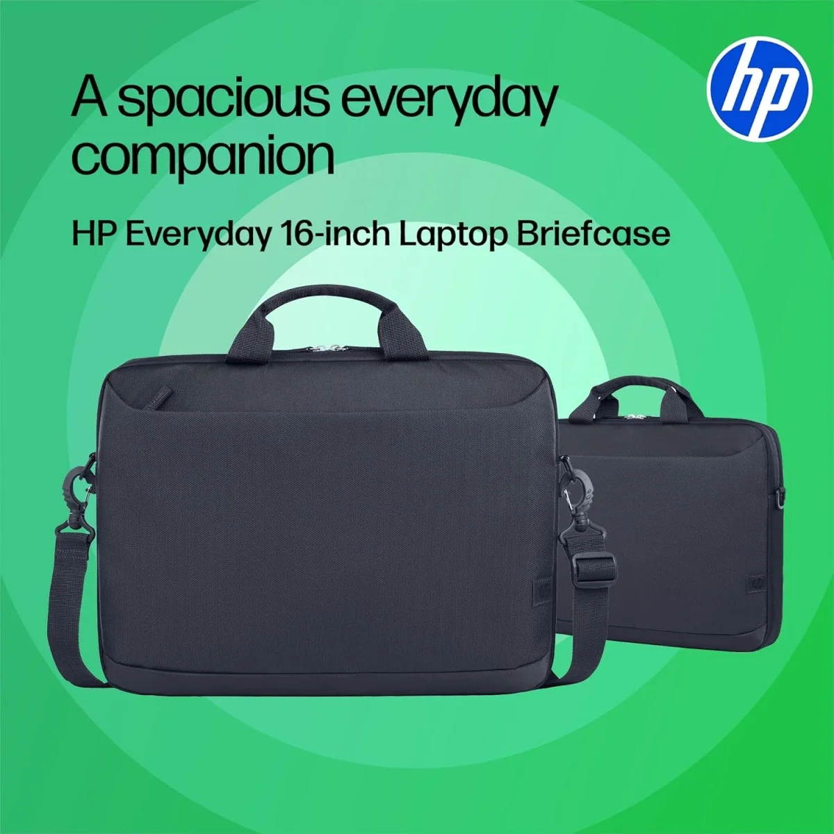 HP Everyday 16-Inch Laptop Briefcase, Odyssey Gray - Thumbnail 2