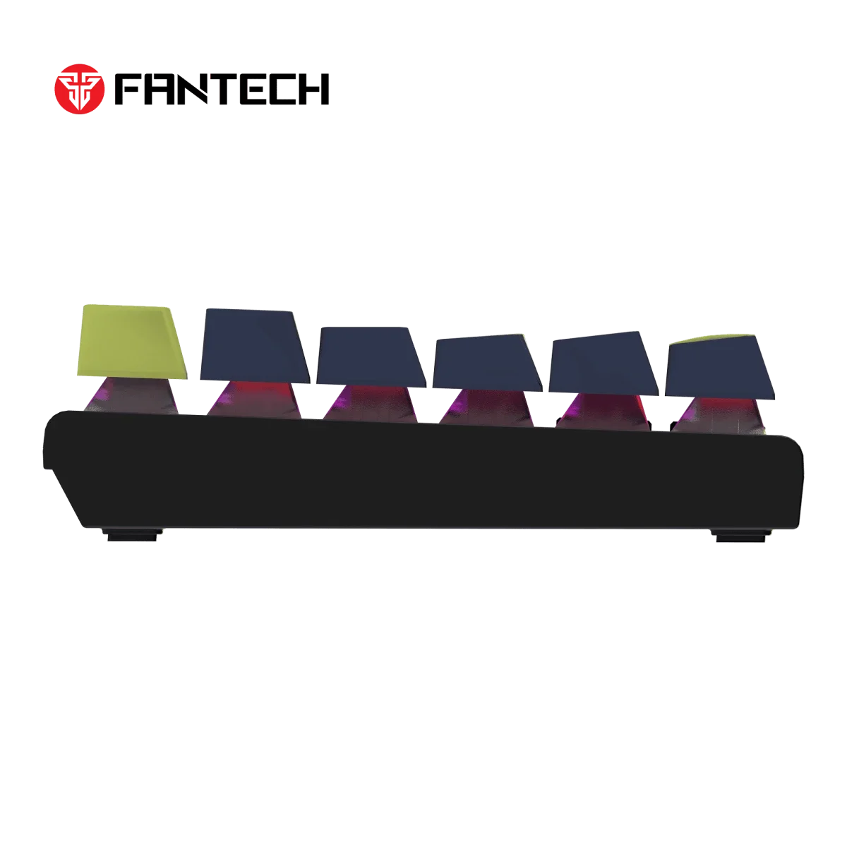 كيبورد ألعاب ميكانيكي TKL سلكي Fantech Atom87S MORI بمفاتيح Rosie MK877S - Image 4
