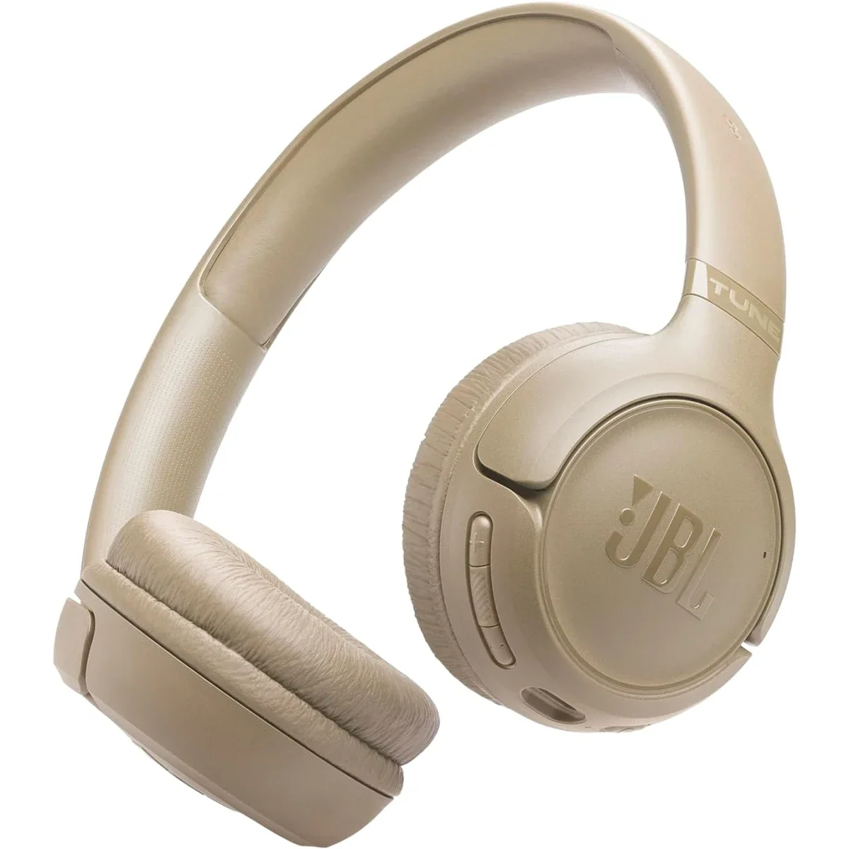 JBL Tune 530 BT Wireless On-Ear Headphones, Bluetooth 6.0, 76-Hour Battery, Beige