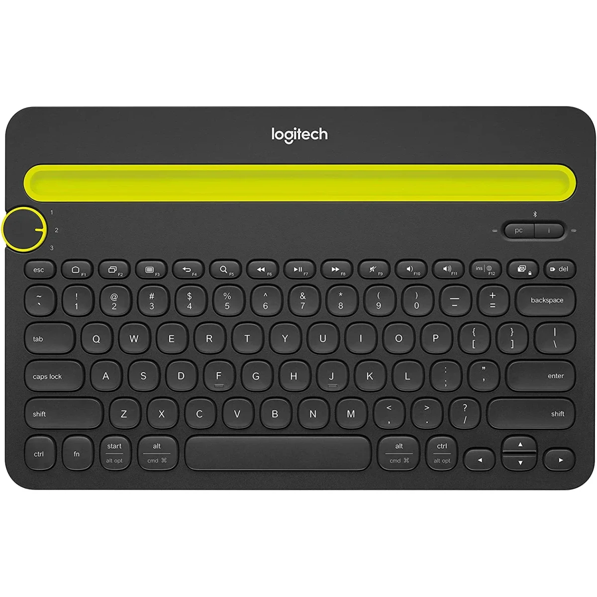 Logitech K480 Bluetooth Multi-Device Keyboard for Computers, Tablets & Smartphones - English Only - Thumbnail 2