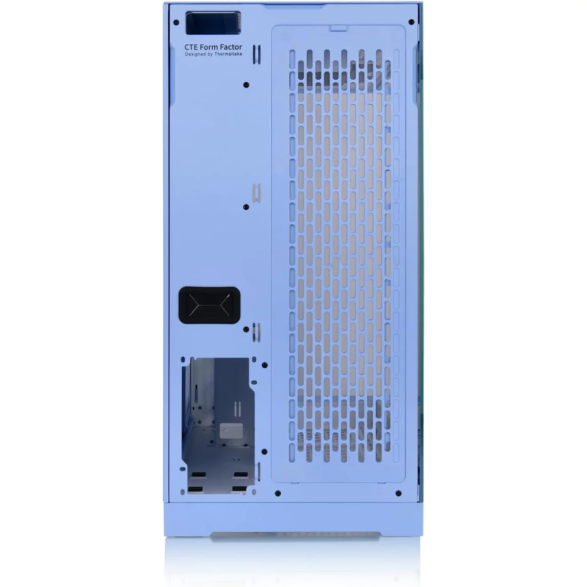 هيكل كمبيوتر Thermaltake CTE E600 MX E-ATX ميد تاور مع حامل بطاقة رسومية عائم ثلاثي الاتجاهات وكابل PCIe 4.0 بطول 400 مم - Hydrangea Blue - Thumbnail 6
