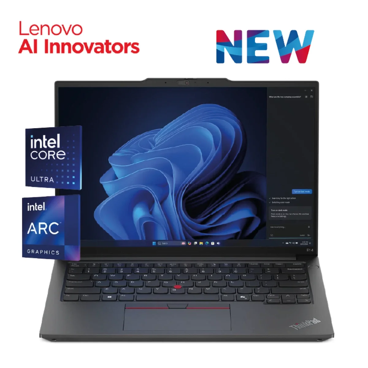 لابتوب Lenovo ThinkPad E14 Ultra 7 256V رام 16GB وSSD 1TB وشاشة IPS WUXGA 14.0 إنش