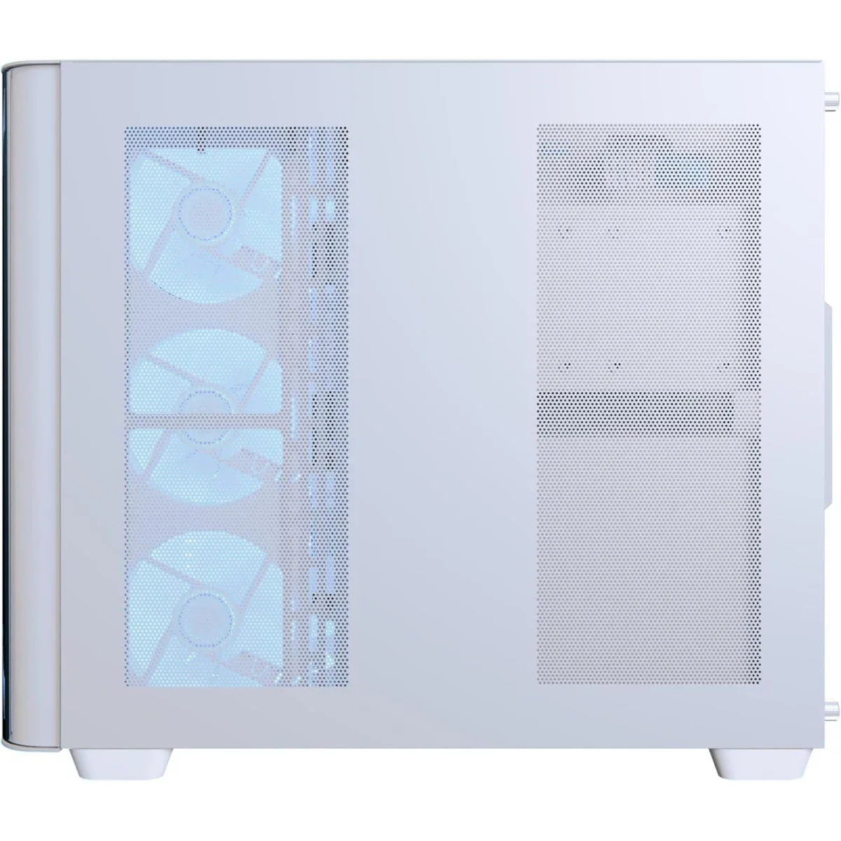 AeroCool P500C ATX Mid-Tower Gaming PC Case with 4 ARGB Fans, White - Image 4