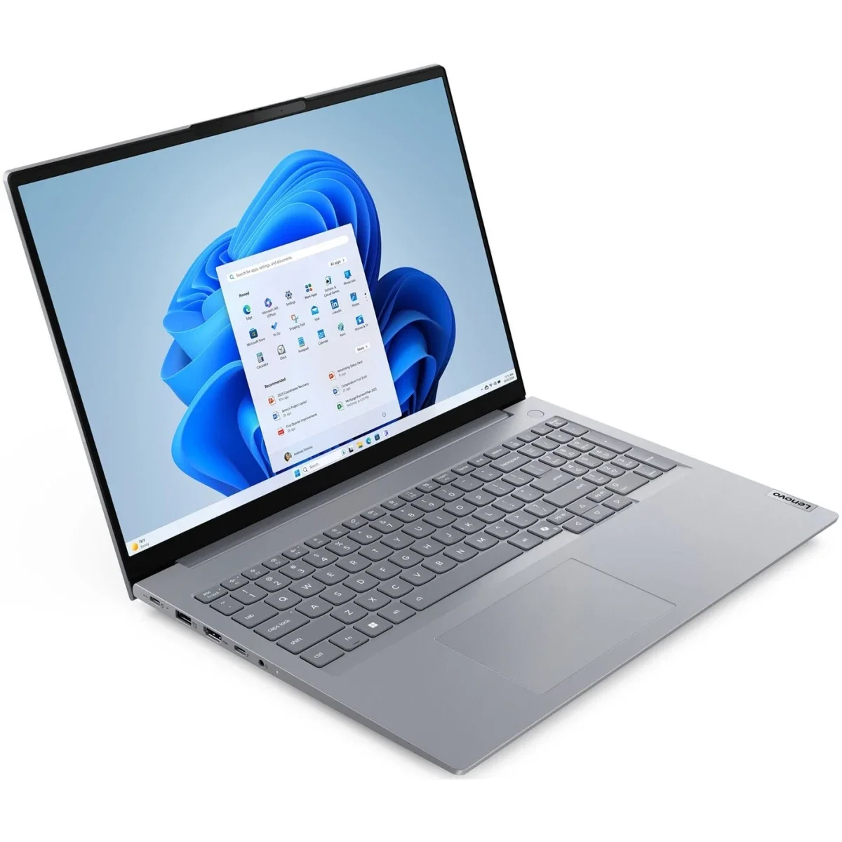 لابتوب Lenovo ThinkBook 14 Gen 8 مقاس 14.0 إنش WUXGA بمعالج Intel Core Ultra 7 255H وذاكرة 16GB وSSD سعة 512GB لون Arctic Grey - Image 2