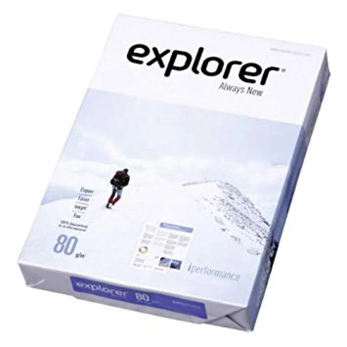 ورق نسخ Explorer A4 أبيض 80 غ/م²، 500 ورقة