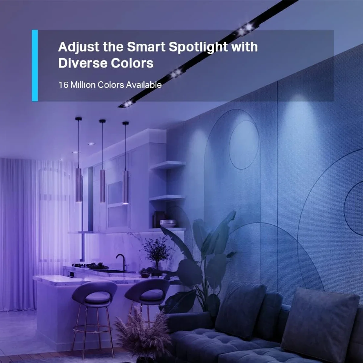لمبة سبوت LED ذكية GU10 من TP-LINK Tapo L630 متعددة الألوان مع Wi‑Fi - Image 6