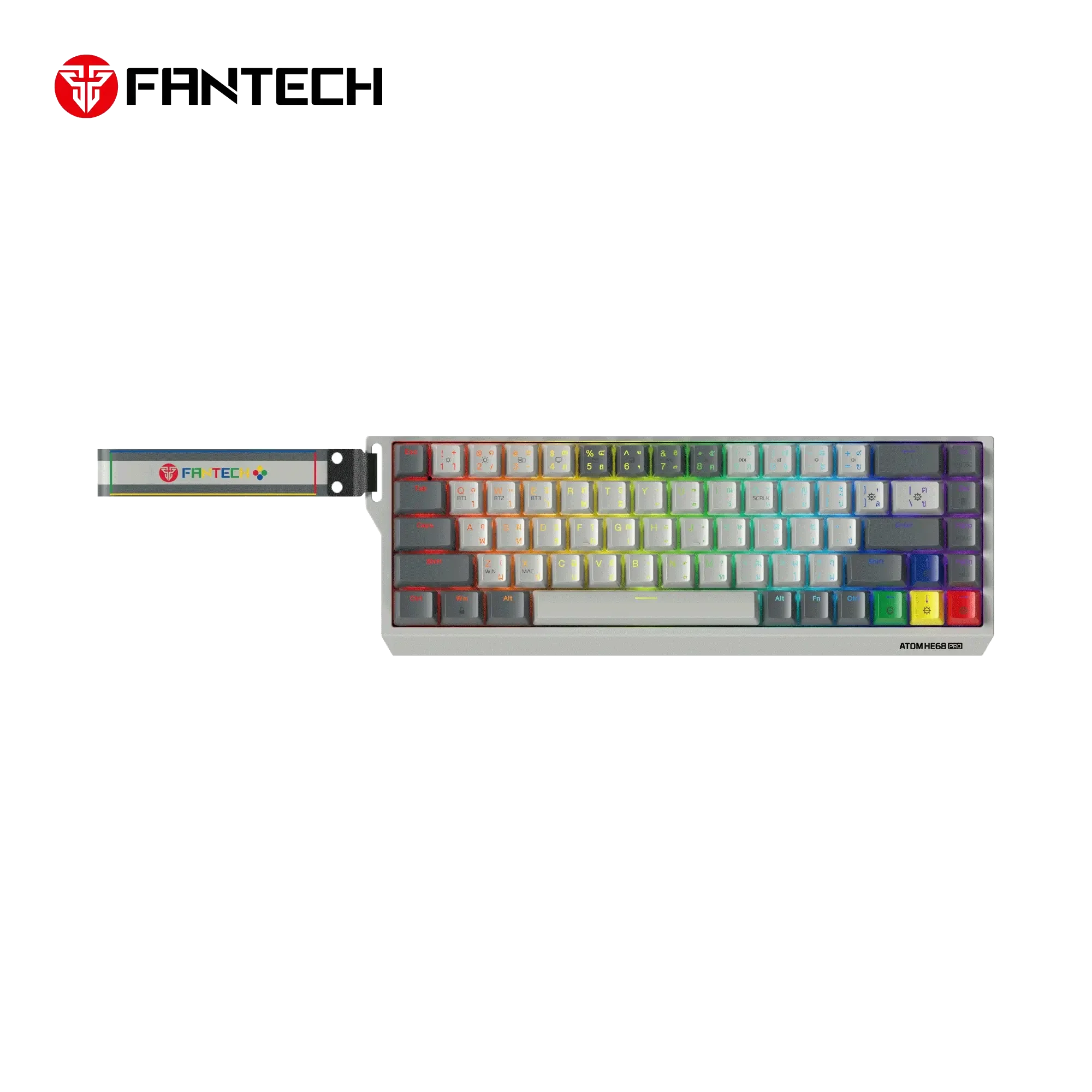 Fantech MK922 ATOM HE68 PRO Wireless Magnetic Gaming Keyboard Super Maxfit Edition Tri-Connection Mode