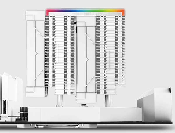 DeepCool AK620 Digital White CPU Air Cooler 260W TDP Dual-Tower with ARGB Display - Image 13