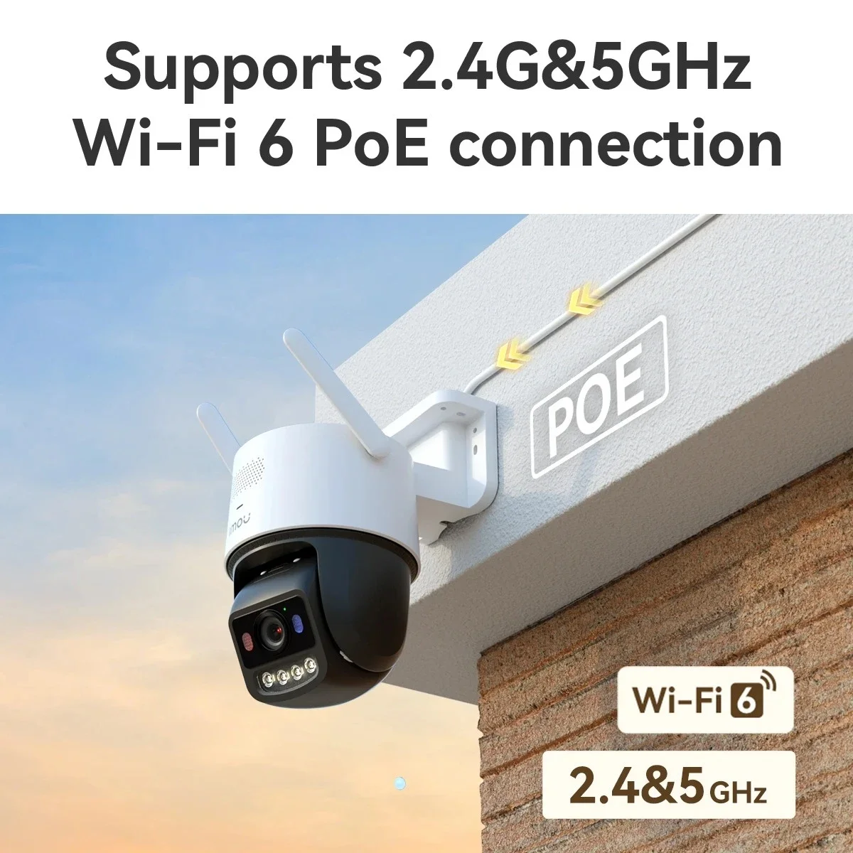 كاميرا مراقبة IMOU Titan Pro خارجية 6MP مع Wi-Fi 6 وPoE ورؤية ليلية ملونة - Thumbnail 2
