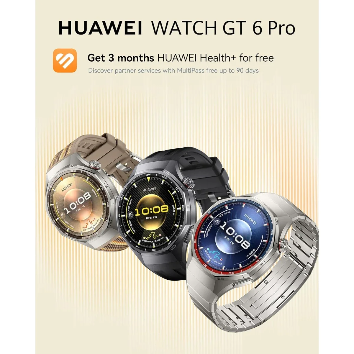 ساعة ذكية HUAWEI WATCH GT 6 Pro GPS مقاس 46 مم بشاشة AMOLED 1.47 إنش - Image 8