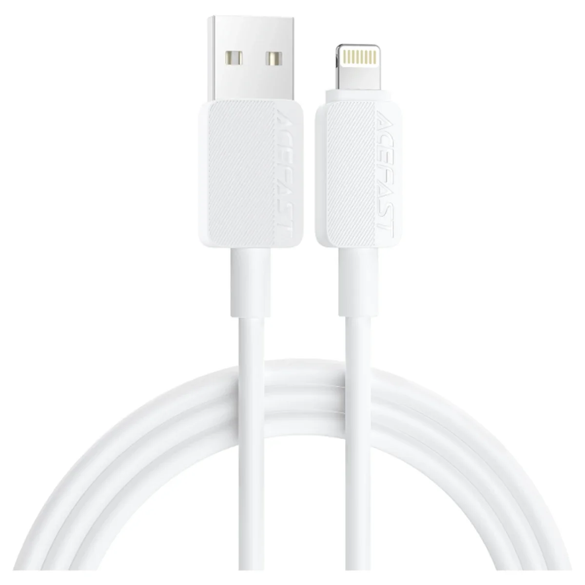 ACEFAST C26-02 USB-A to Lightning PVC Cable - White