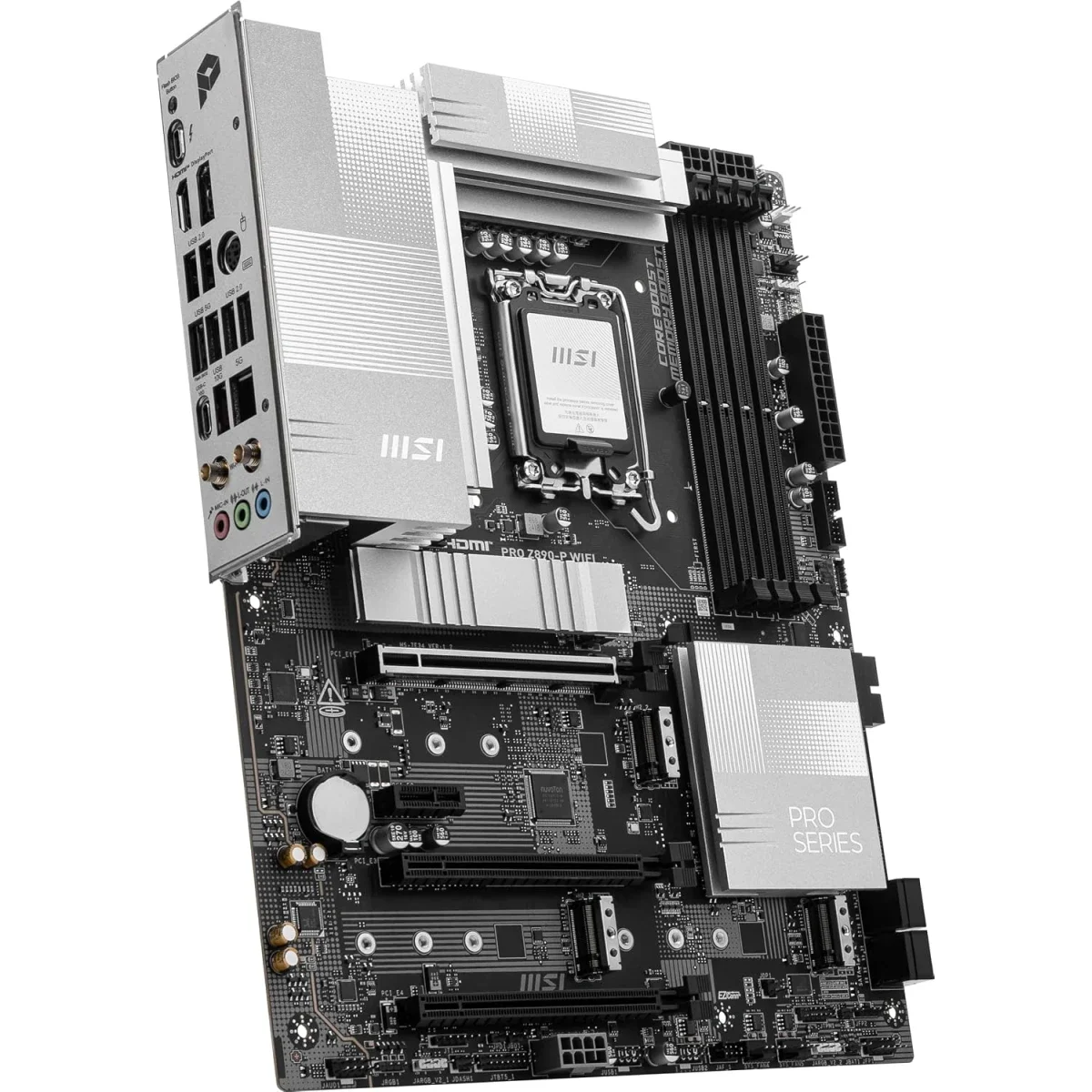 MSI DDR5 Wi-Fi 6E LGA 1851 Motherboard with 5Gbps LAN, USB-C & Bluetooth 5.3 PRO Z890-P WIFI6E - Image 4