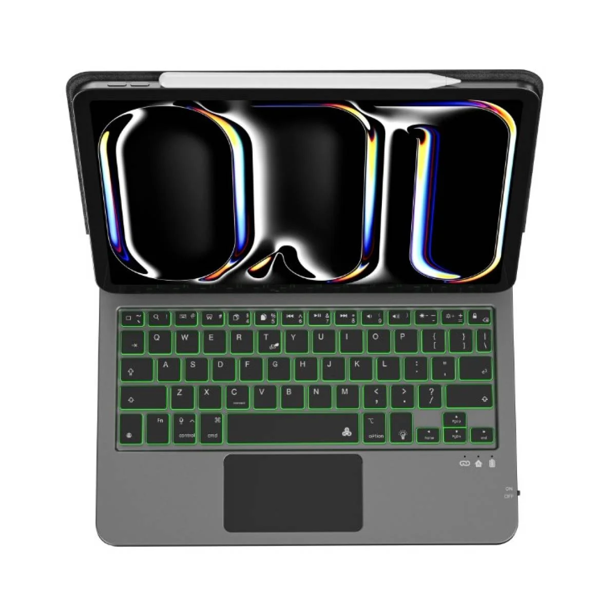 كفر كيبورد WIWU MK-003 بإضاءة خلفية وتاتش باد وتثبيت مغناطيسي لـ iPad Pro 11 إنش (2024) - Image 3