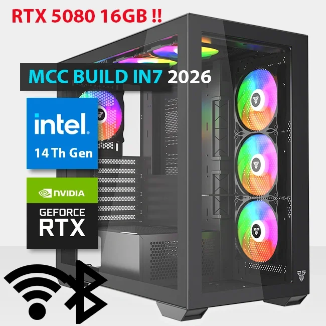 Intel MIDAS Gaming PC Build MCC IN7-26 Core i9-14900KF RTX 5080 32GB RAM 1TB SSD