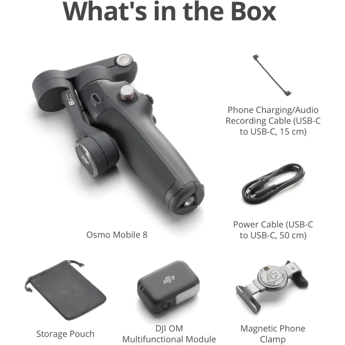 DJI Osmo Mobile 8 Phone Gimbal Stabilizer with AI Tracking, 360° Pan and 10-Hour Battery - Thumbnail 8
