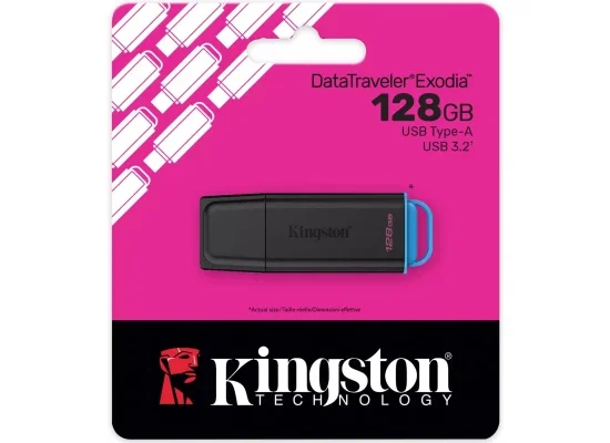 Kingston DataTraveler Exodia Onyx 128GB USB 3.2 Gen 1 Flash Drive DTXG2/128GB - Image 3