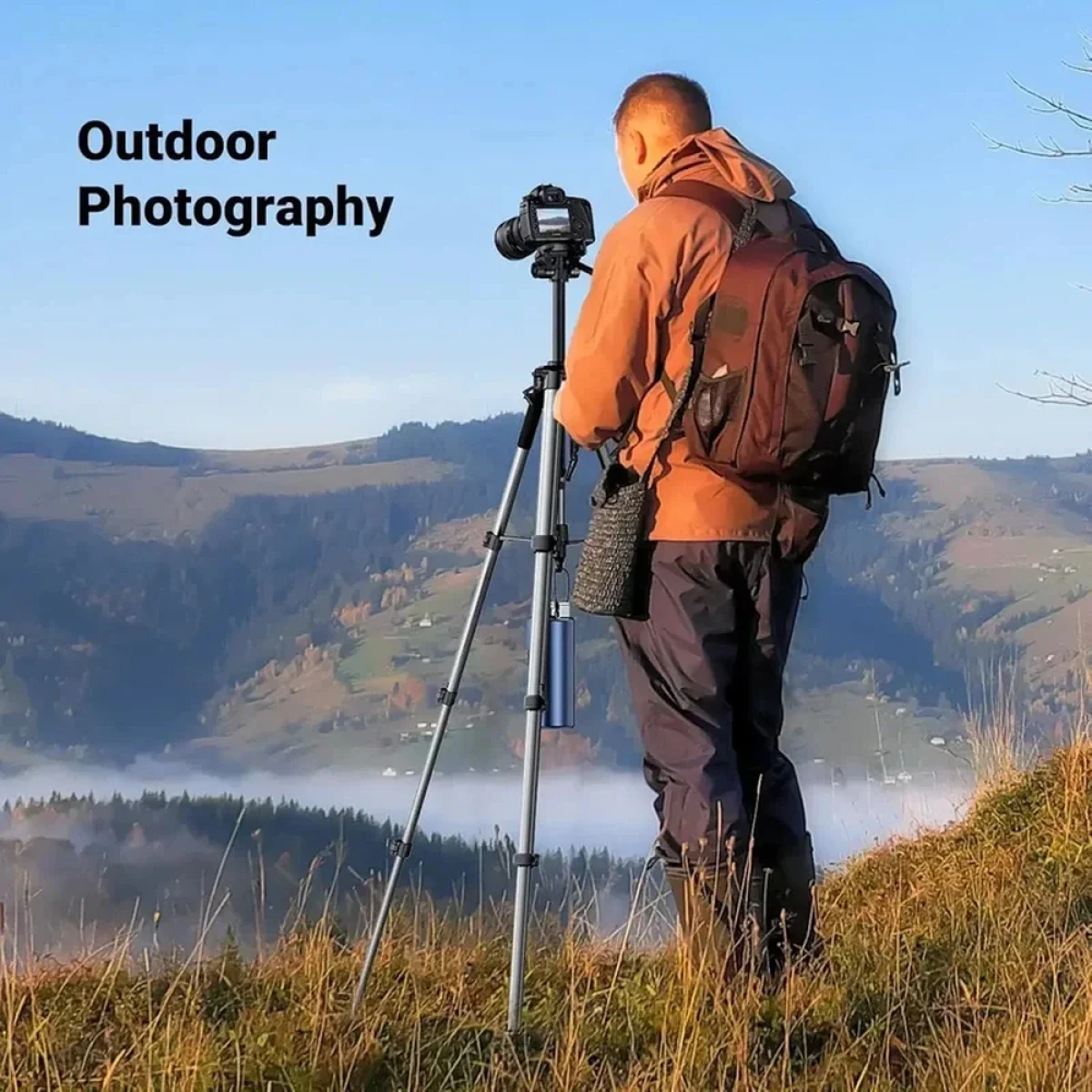 Ugreen 15187 Aluminum Camera & Video Tripod, 53.5-175 cm - Image 8