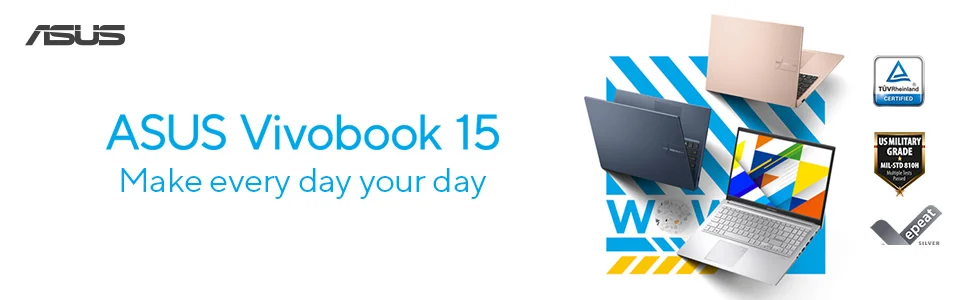 لابتوب Asus Vivobook 15 X1504VA بشاشة 15.6 إنش FHD ومعالج Intel Core i3-1315U وذاكرة 8GB وتخزين 512GB SSD لون Quiet Blue - Image 12