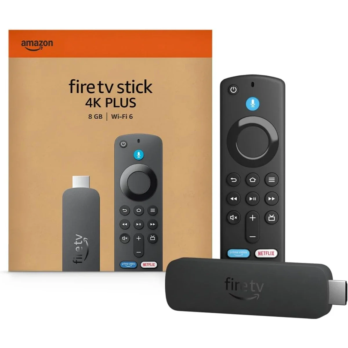 Amazon Fire TV Stick 4K Plus Streaming Device with AI-Powered Fire TV Search and Wi‑Fi 6