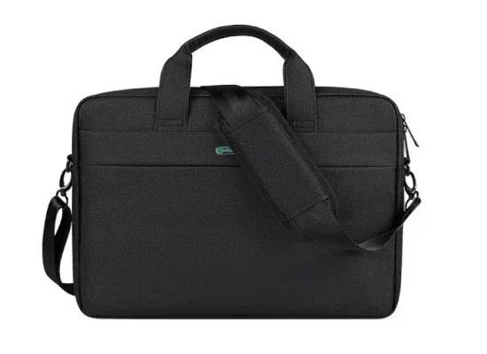 Coteci 16.0-Inch Laptop Shoulder Bag, Water-Repellent Lightweight Toploader - Black - Image 2
