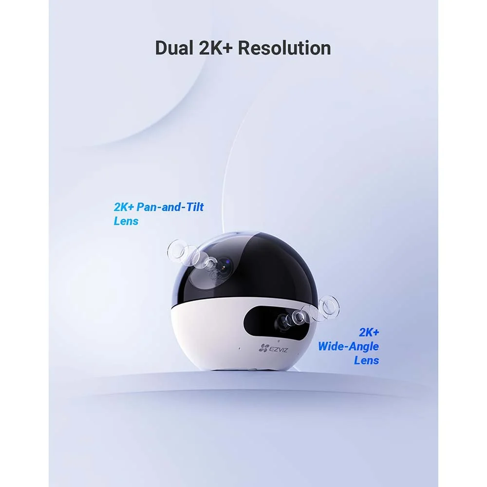 Ezviz C7 Dual (CS-C7 DUAL) Indoor 2K+ 4MP Pan & Tilt Wi-Fi Camera - Image 7