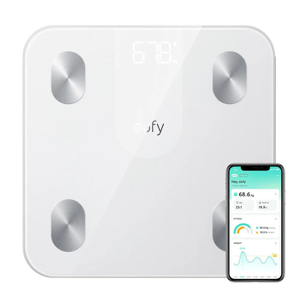ميزان ذكي Anker Eufy Smart Scale A1 - أبيض - Thumbnail 6