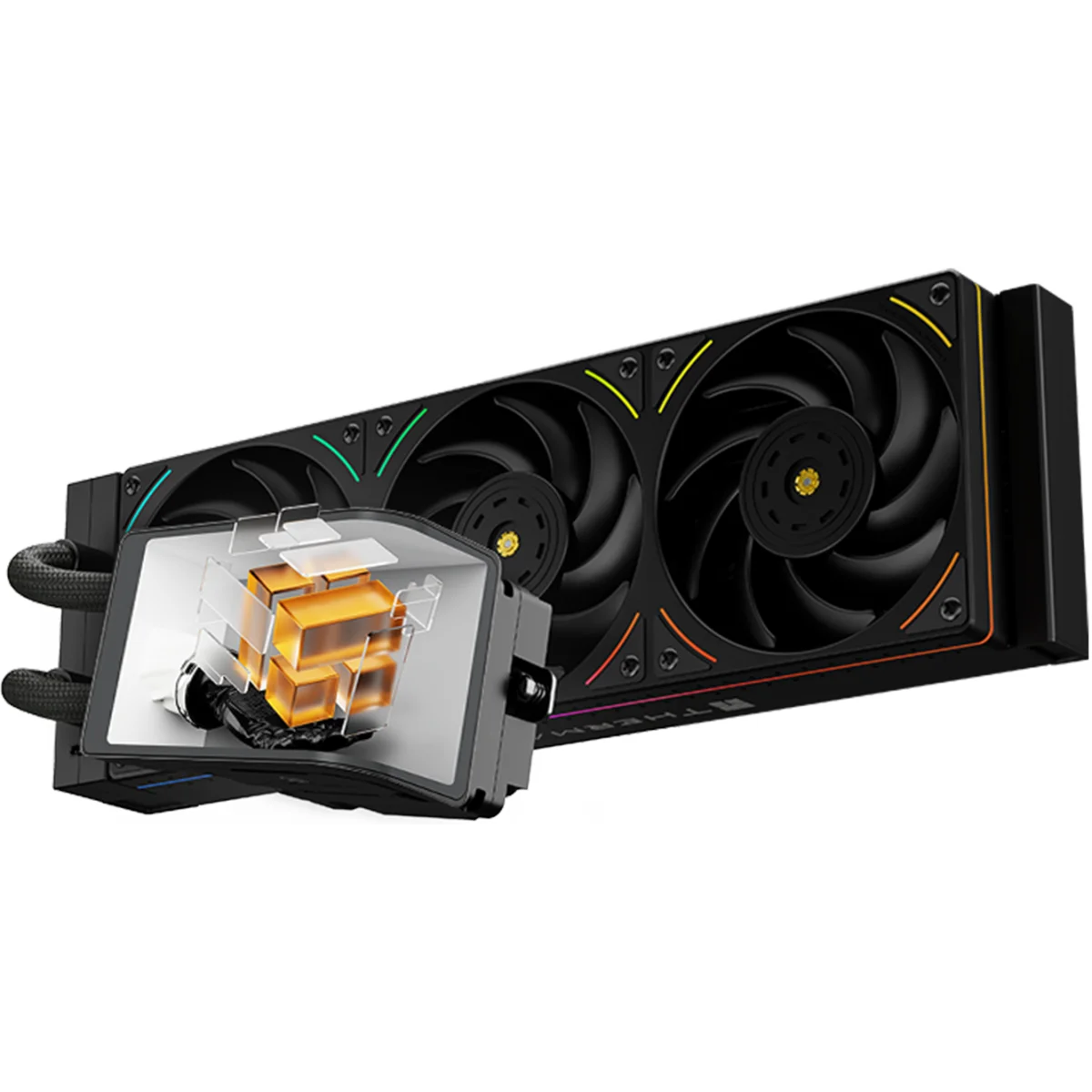 مبرد سائل للمعالج Thermalright Wonder Vision 360 UB ARGB بشاشة OLED منحنية 6.67 إنش بدقة 2K وتردد 60Hz