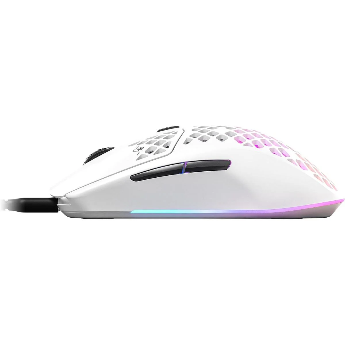ماوس ألعاب SteelSeries Aerox 3 سلكي بدقة 8500 DPI، Snow - Thumbnail 3