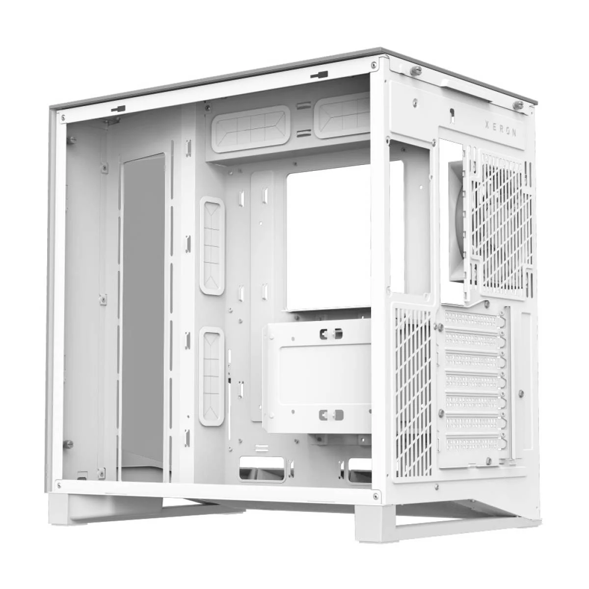 GameMax NEX C56 Black Panoramic ARGB Gaming Case with 7 ARGB Fans - Thumbnail 4