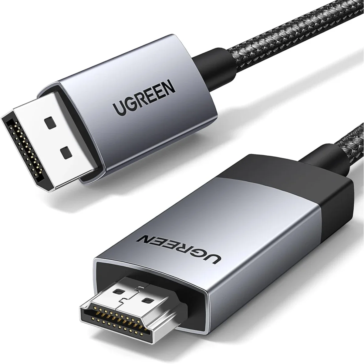 كيبل Ugreen DisplayPort إلى HDMI 2.0 نشط 4K مع HDR بطول 3 متر - Image 2