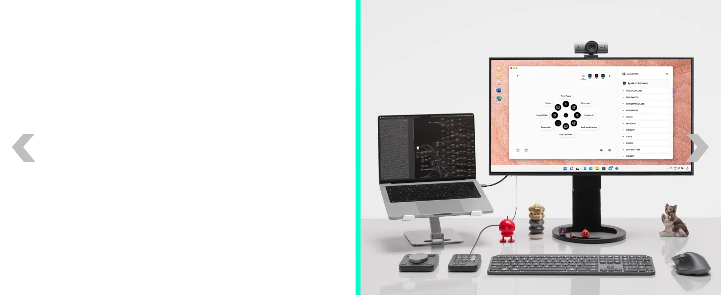 ماوس Logitech MX Master 4 لاسلكي مريح مع تغذية راجعة لمسية، جرافيت - Thumbnail 7