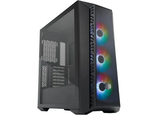 كيس ألعاب Cooler Master MasterBox 520 Mesh ARGB ميد تاور مع 3 مراوح CF120 ARGB - Image 3