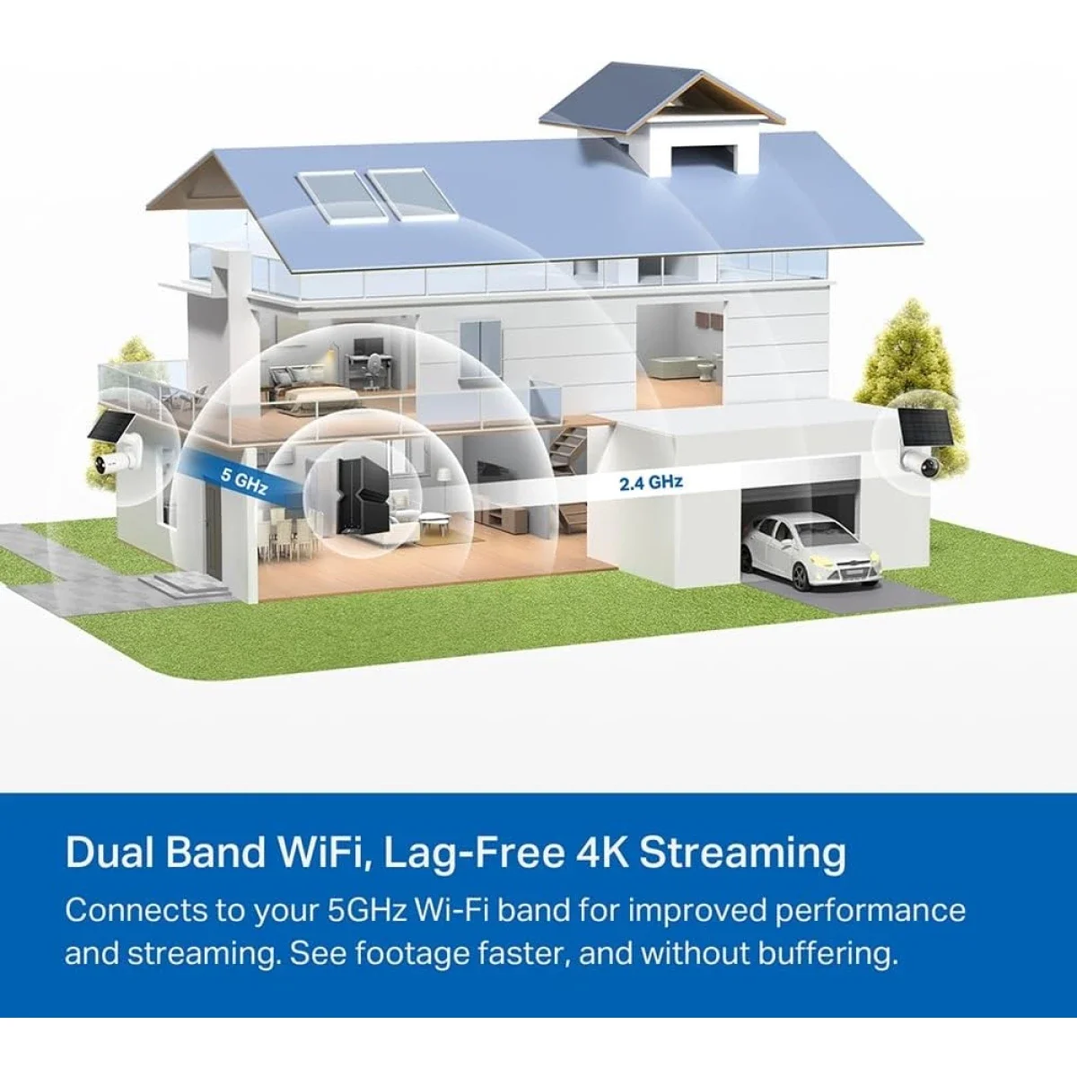TP-LINK Tapo C460 KIT 4K 8MP Battery Solar Outdoor Wireless Security Camera - Thumbnail 7
