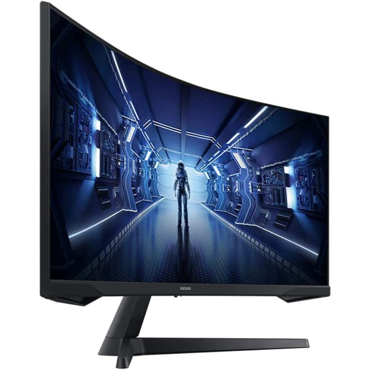شاشة ألعاب Samsung Odyssey G5 منحنية 34 إنش UWQHD، 165 هرتز، 1 مللي ثانية، VA، HDR10 - Thumbnail 2