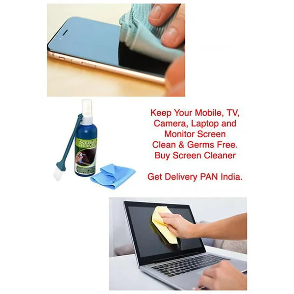 طقم تنظيف شاشات اللابتوب وLCD مع بخاخ 100 مل - Image 4
