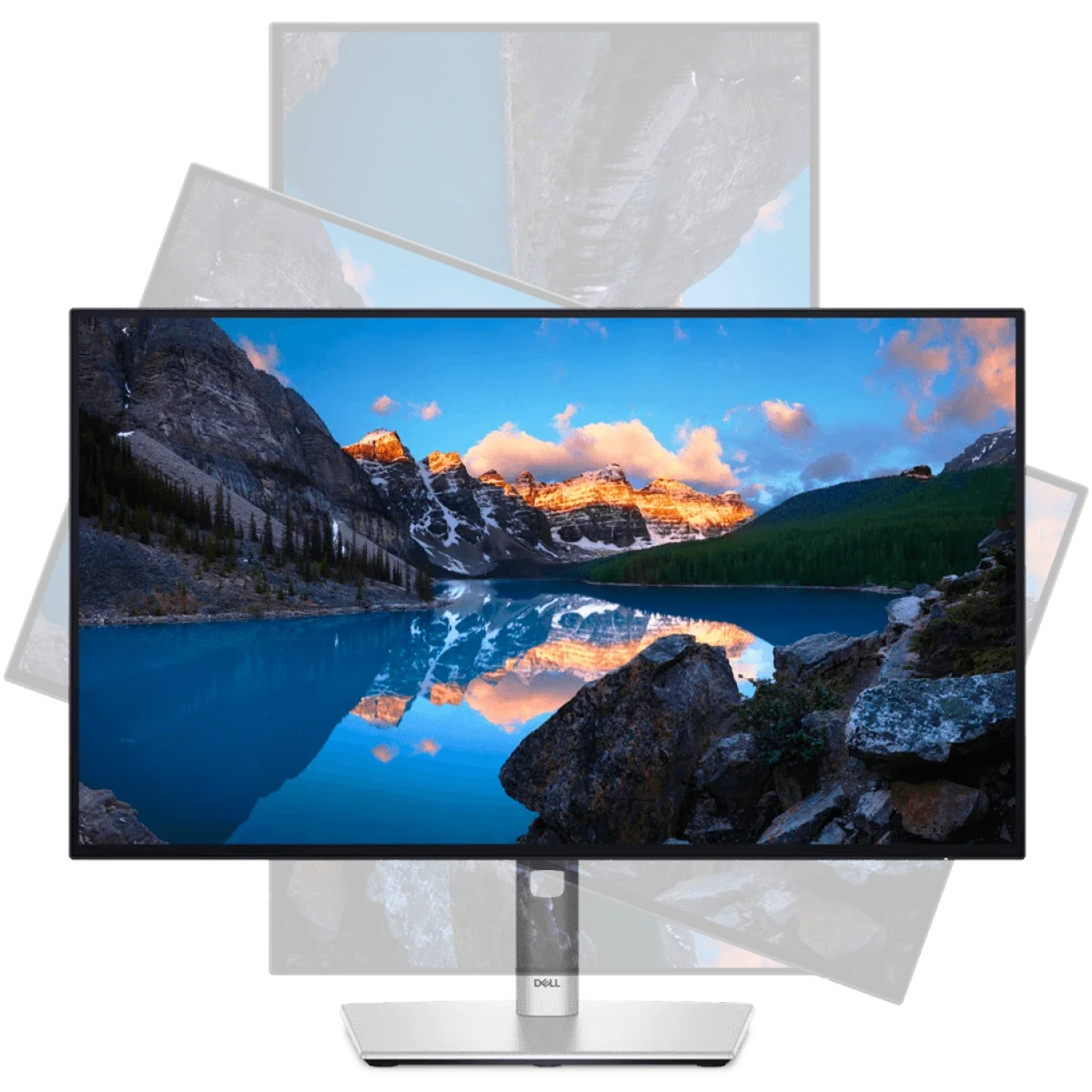 Dell UltraSharp U2424HE 24-Inch IPS Full HD 120Hz USB-C Hub Monitor - Silver - Image 6