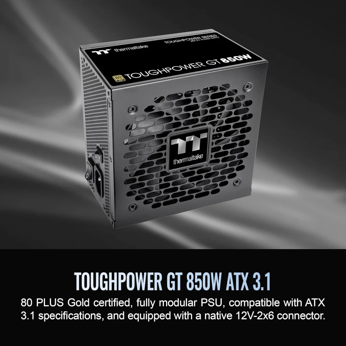 Thermaltake Toughpower GT 850W ATX 3.1 80 PLUS Gold Fully Modular Power Supply Black - Thumbnail 3