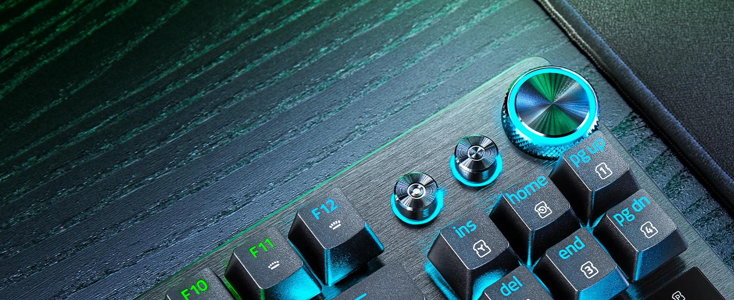 كيبورد ألعاب Razer Huntsman V3 Pro TKL بسرعة 8KHz أسود - Thumbnail 25