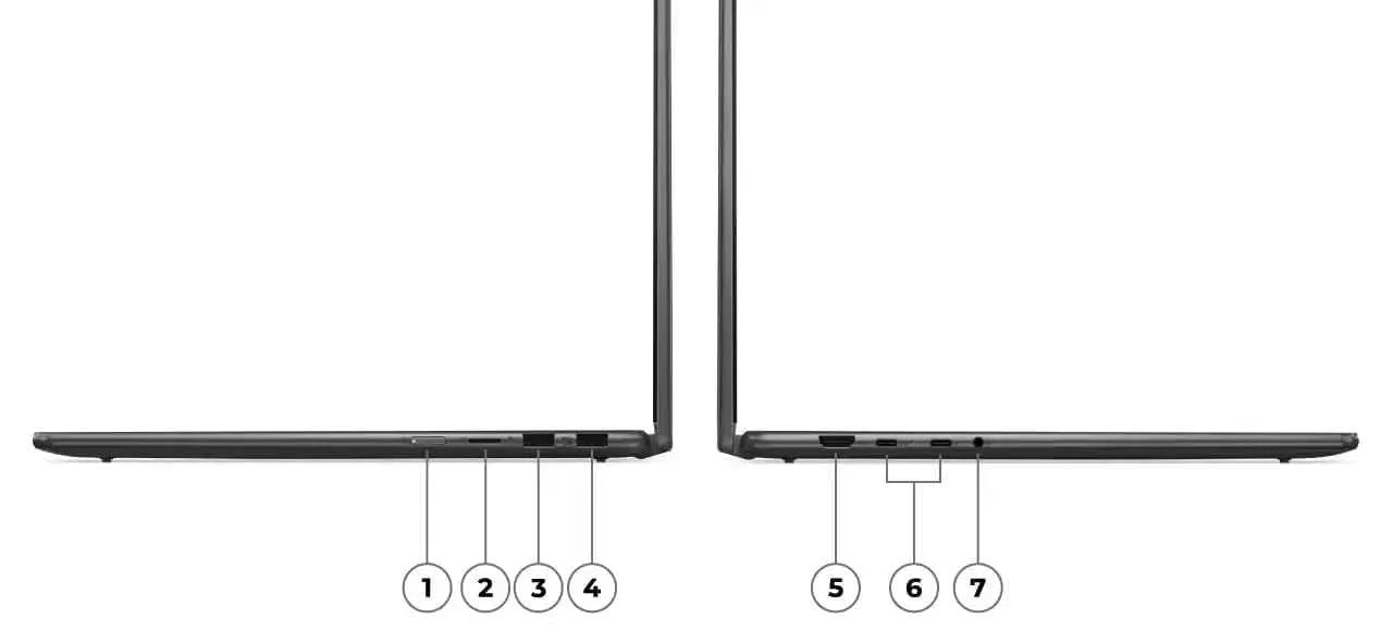 لابتوب Lenovo Yoga 7 16 2-in-1 2024 بمعالج Intel Core Ultra 7 i7-155U وذاكرة 16GB وتخزين 1TB SSD وشاشة لمس 16.0 إنش Storm Grey - Thumbnail 19