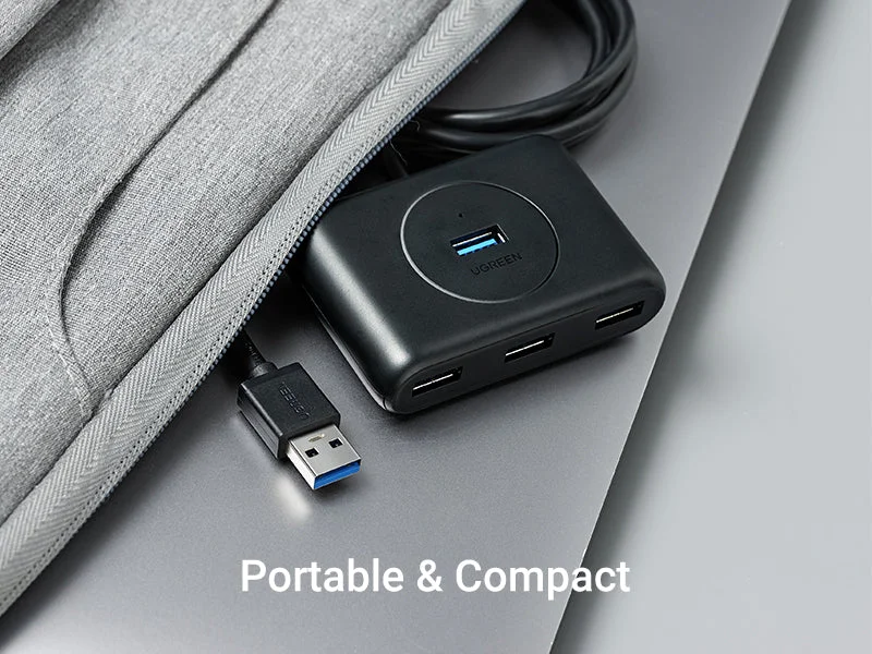 UGREEN USB 3.0 4-Port Hub with 1m Cable, 5Gbps Data Transfer - Thumbnail 11