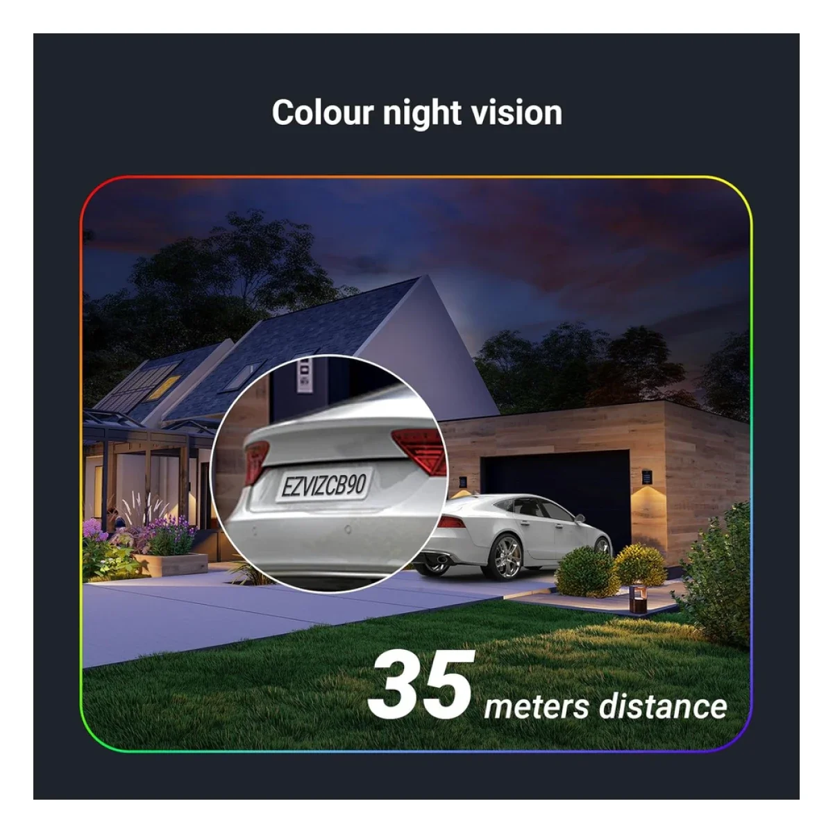 Ezviz CB90 Dual Kit Dual-Lens 2K+ Outdoor Wi-Fi 6 Camera with 8W Solar Panel - Thumbnail 9