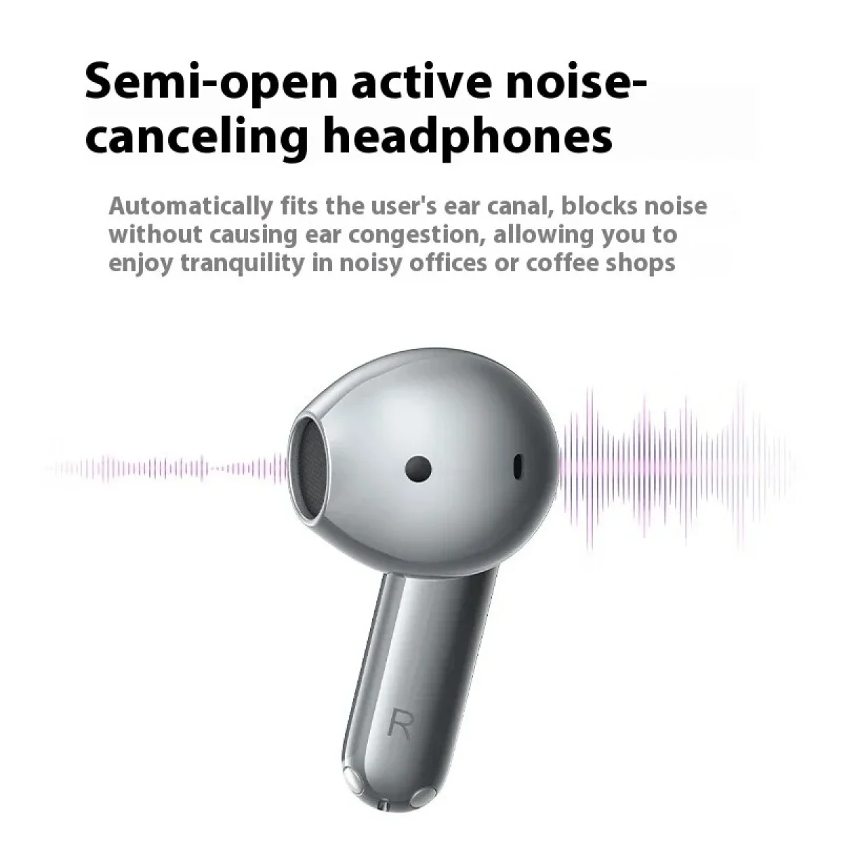 HONOR UMA-ME00 Wireless Mouse with Bluetooth Earphones, Dual Magnetic Drivers and Active Noise Reduction - Image 6