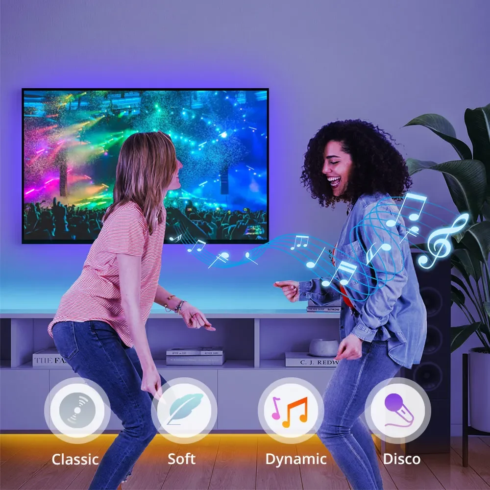 شريط إضاءة LED RGB WiFi من SONOFF L3 بطول 5 متر مع 16 مليون لون وتحكم صوتي - Image 13