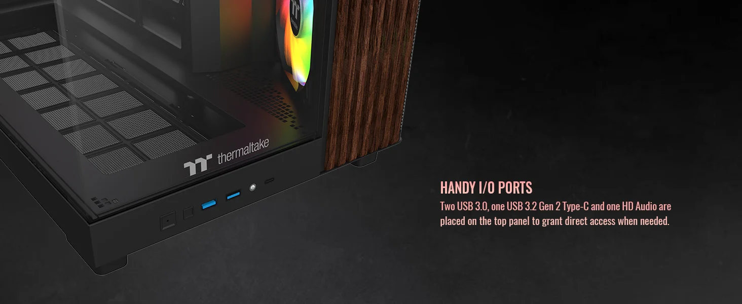 Thermaltake View 380 XL WS ARGB Mid-Tower PC Case Black - Image 17
